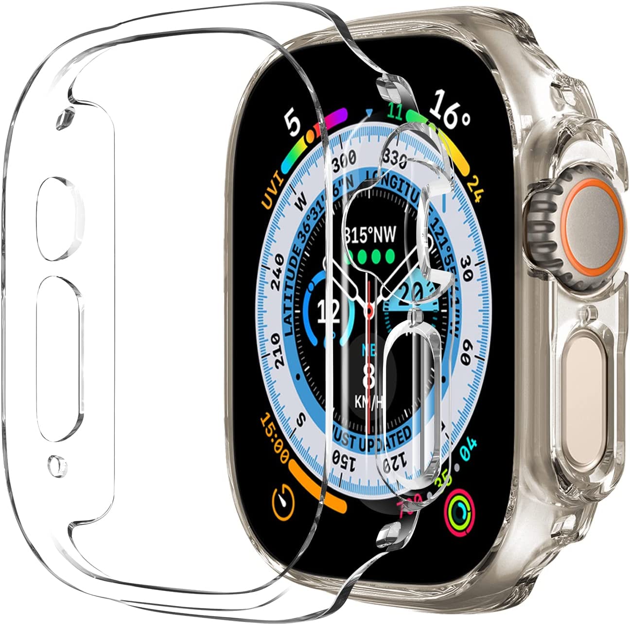 Boîtier rigide en PC et protecteur d'écran pour Apple Watch iWatch Boîtier rigide en PC et protecteur d'écran pour Apple Watch iWatch